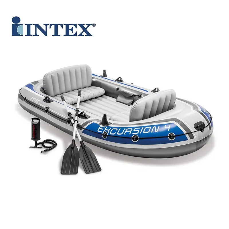 INTEX EXCURSION 4 BOAT SET 683 - Fishing Kayak Paddle ulasan dan harga