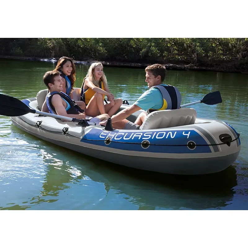 INTEX EXCURSION 4 BOAT SET 683 - Fishing Kayak Paddle ulasan dan harga