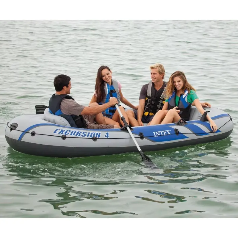 INTEX EXCURSION 4 BOAT SET 683 - Fishing Kayak Paddle ulasan dan harga